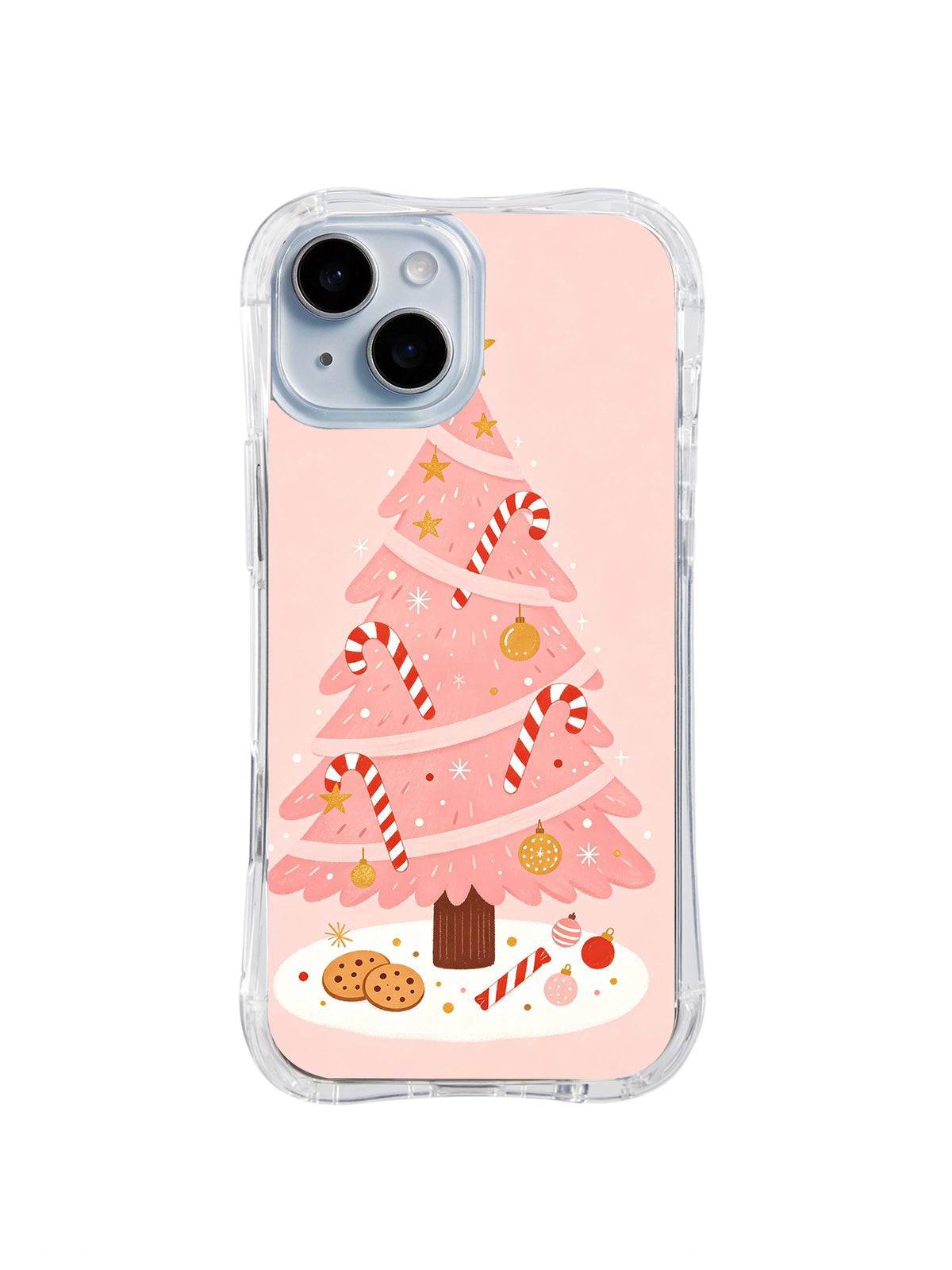 Candy Cane Waltz iPhone 14 Plus case front product view