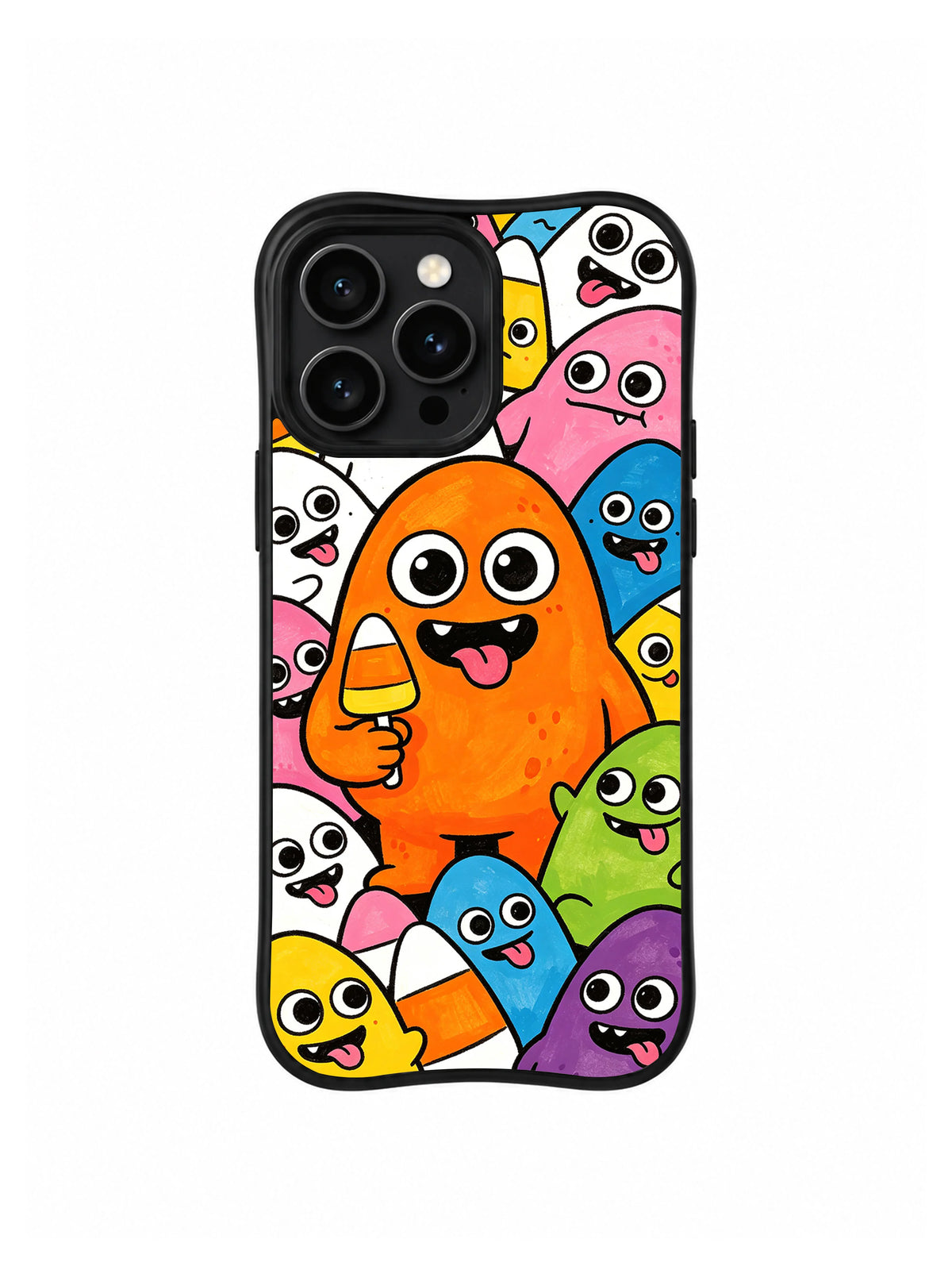 Product or handheld view of the Candy Corn Chaos case