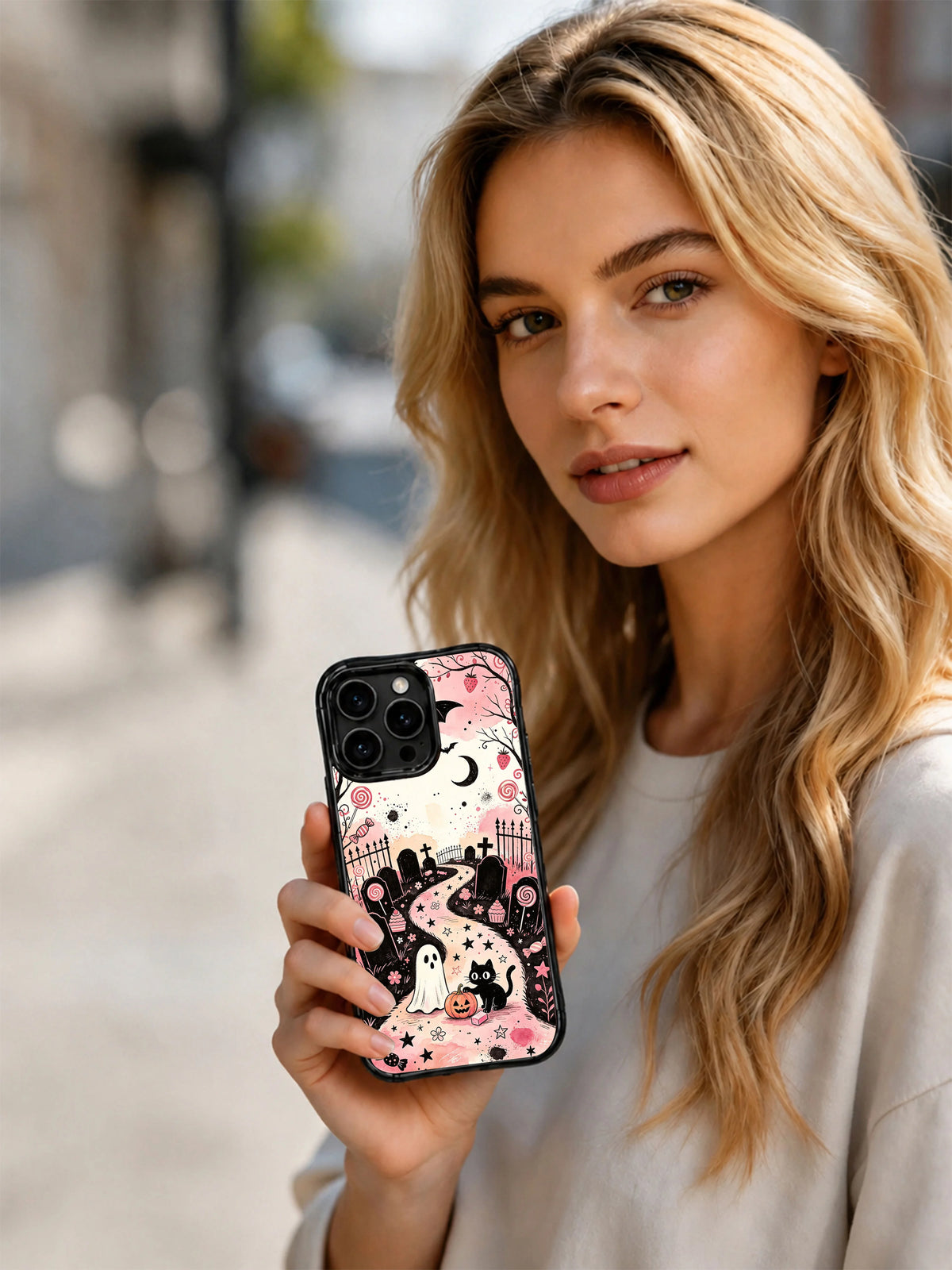 Vesper Rosethorn Candy Gravestone Street phone case lifestyle