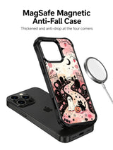 Pink gothic candy graveyard iPhone 13 Pro case angled view