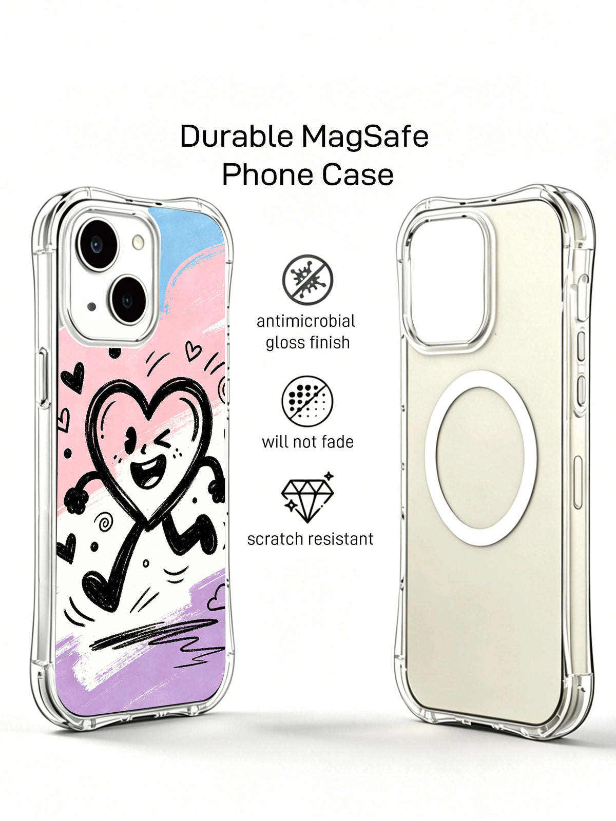 Supplied marketing graphic with unverified protection, fit or MagSafe statements