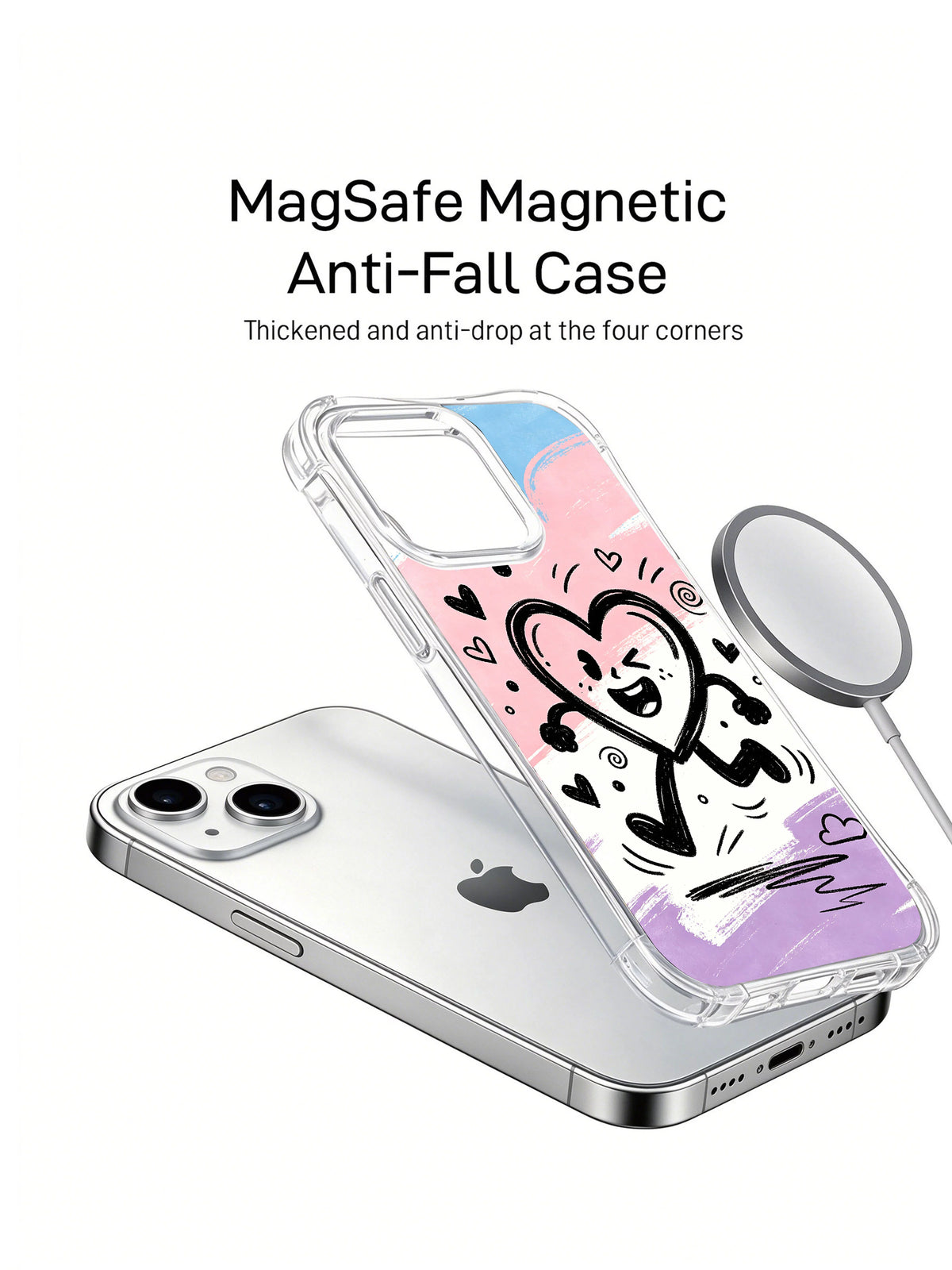 Supplied marketing graphic with unverified protection, fit or MagSafe statements