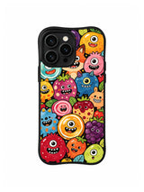Fruit Candy Oddballs: Bright monsters mix with berries and fruit-like candy shapes.