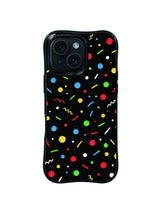Sprinkle Drift confetti pattern iPhone 15 Pro case