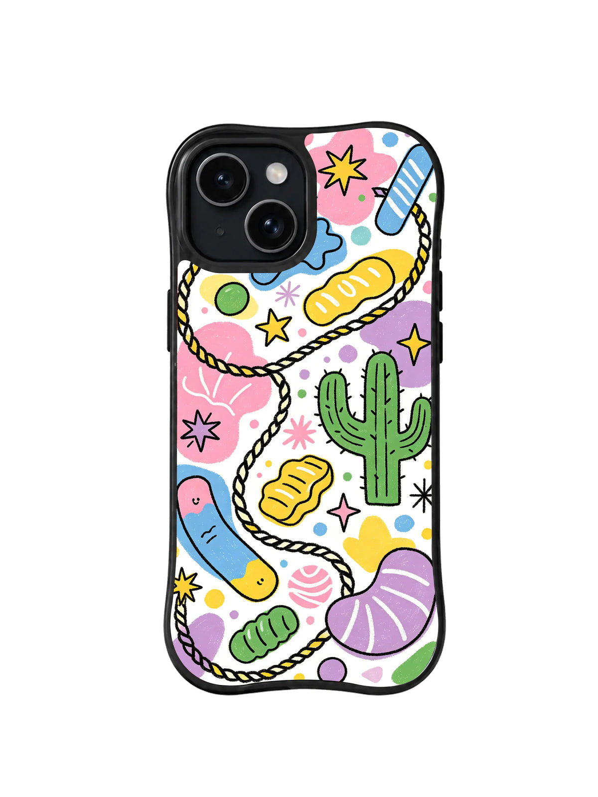 Cactus Candy Rodeo pattern iPhone 14 case
