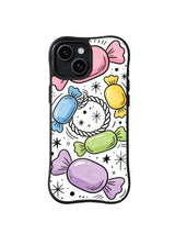 Pastel Sweet Orbit pattern iPhone 14 case