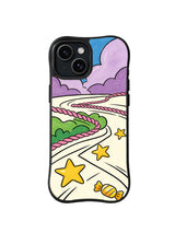 Starlit Prairie Trail pattern iPhone 14 case