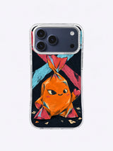 The Candy That Said Enough resolute eye artwork on an iPhone case