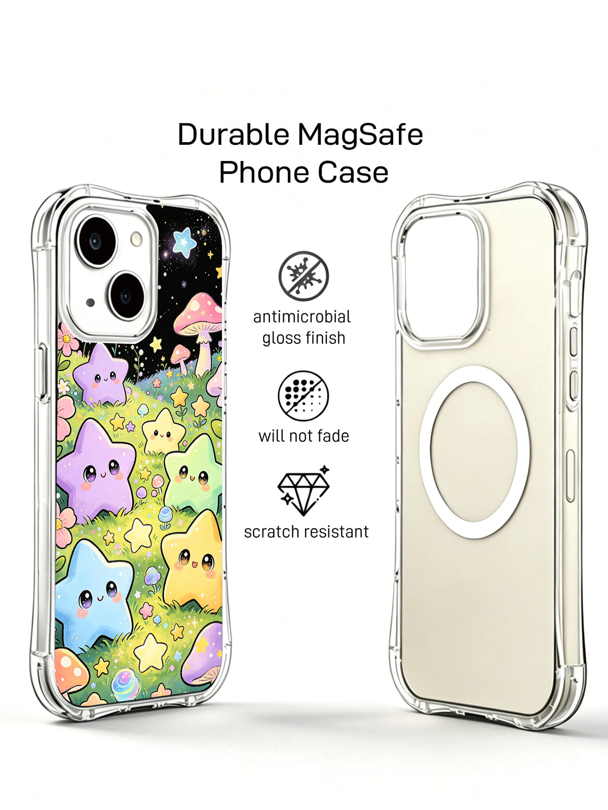 Doğrulanmamış koruma, uyum veya MagSafe ifadeleri içeren tedarik pazarlama görseli