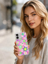 Product or handheld view of the Bubblegum Galaxy Spark case