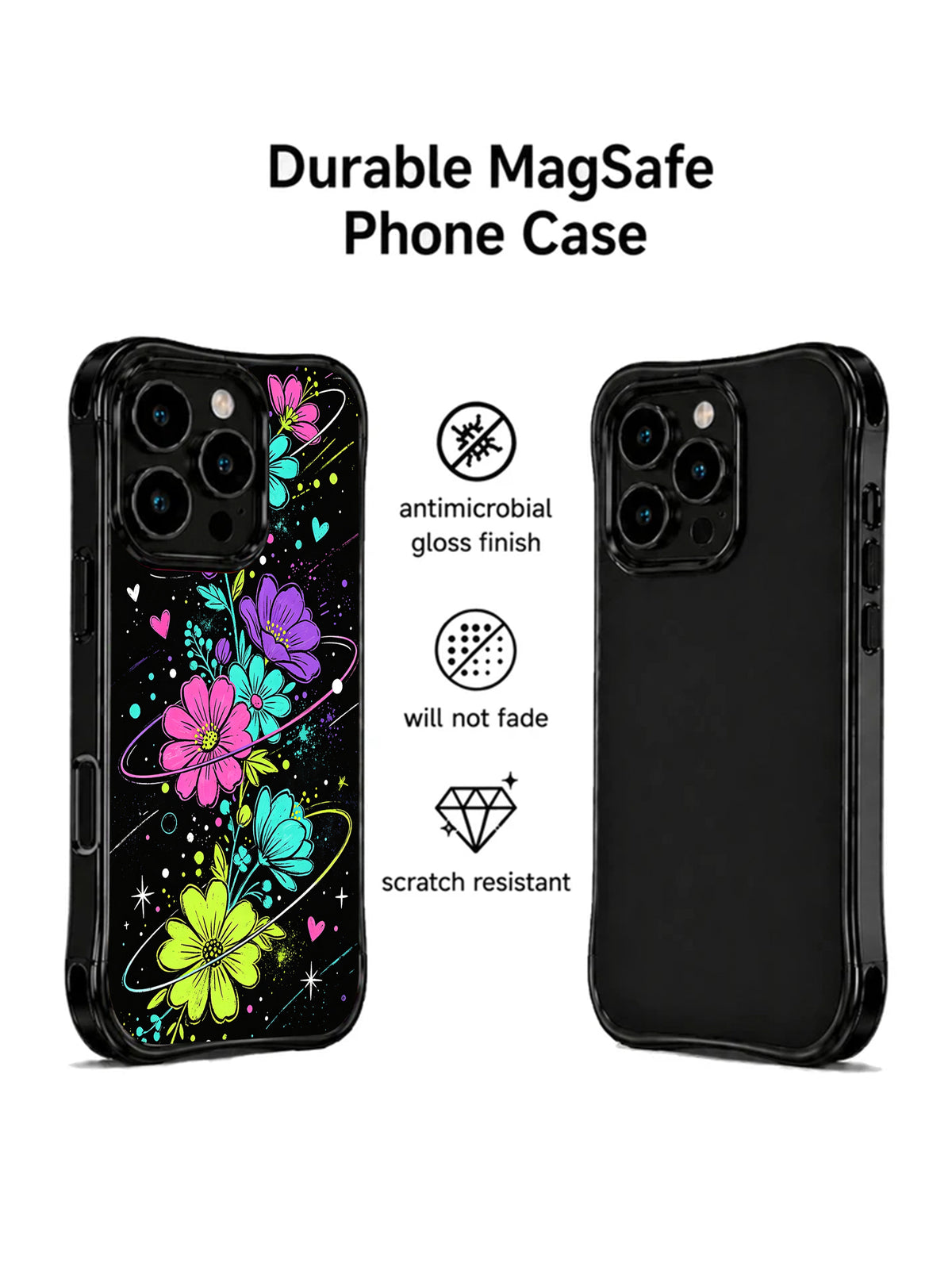 Candy Tide Echoes iPhone 15 Pro case camera detail