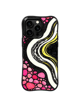 Pink Pebble Current pattern for Candy Tide Echoes iPhone 15 Pro case