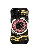 Golden Tide Vortex pattern for Candy Tide Echoes iPhone 15 Pro case
