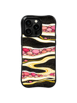 Candy Coast Ribbons pattern for Candy Tide Echoes iPhone 15 Pro case