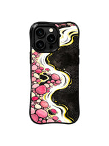 Moonlit Pebble Bend pattern for Candy Tide Echoes iPhone 15 Pro case