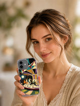 Carousel After Silence iPhone 17 Case lifestyle view