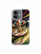 Ribbon Shadow Pumpkin Ride artwork on Carousel After Silence iPhone 17 Case
