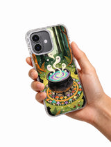Cauldron of Shared Sighs iPhone 17 Case held in hand