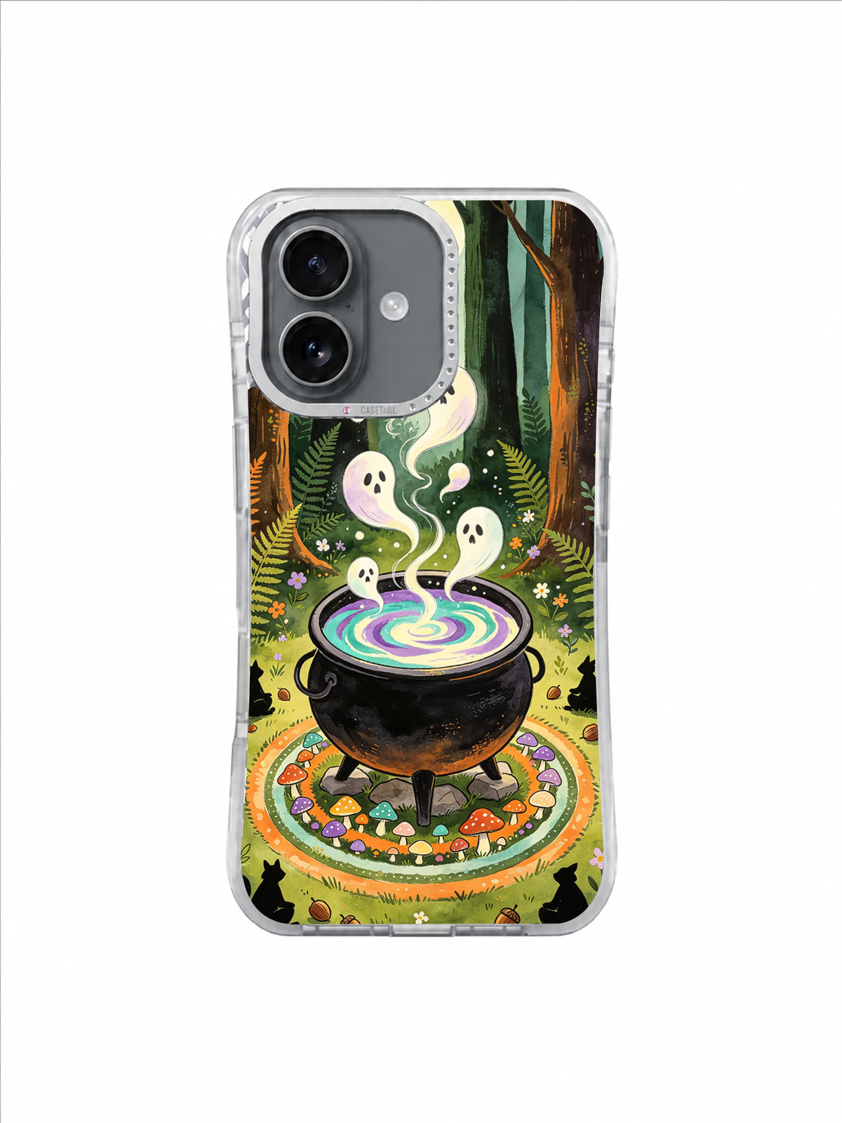 Fern Hollow Spirit Steam artwork on Cauldron of Shared Sighs iPhone 17 Case