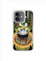Acorn Flower Comfort Ring artwork on Cauldron of Shared Sighs iPhone 17 Case