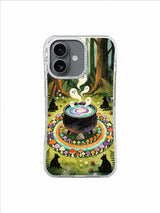 Forest Silhouette Hope Gathering artwork on Cauldron of Shared Sighs iPhone 17 Case