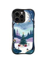 Celestial Solstice Grove iPhone 16 Pro case in Aurora Evergreen Hollow artwork