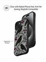 Charcoal Raven Wild Berry: front and back presentation of the case.