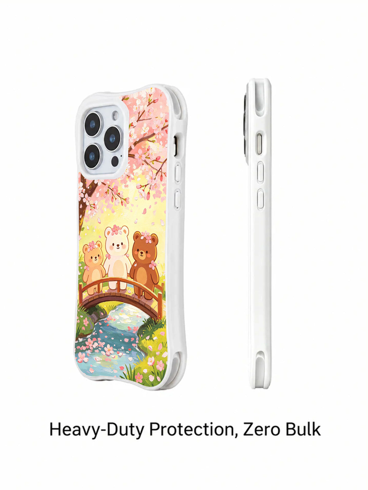 Cherry Blossom Bears iPhone 14 Pro Max case product view 3