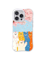 Petal Paw Parade pattern on iPhone 14 Pro Max case