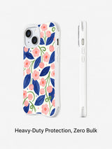 Cherry Blossom Rhythm iPhone 14 case slim profile