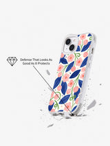 Cherry Blossom Rhythm protective iPhone 14 case