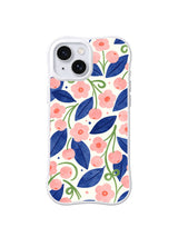 Cherry Petal Melody iPhone 14 case pattern