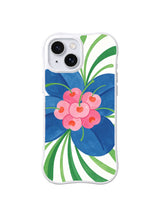 Pink Bloom Pulse iPhone 14 case pattern