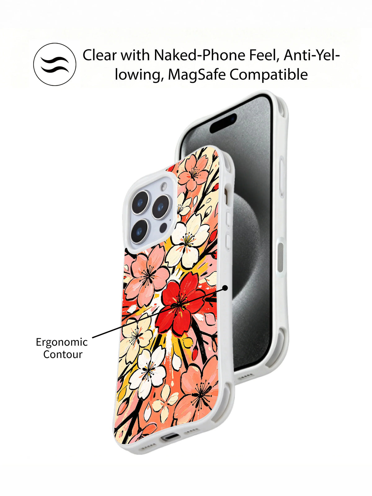 Supplied marketing graphic with unverified protection, fit or MagSafe statements