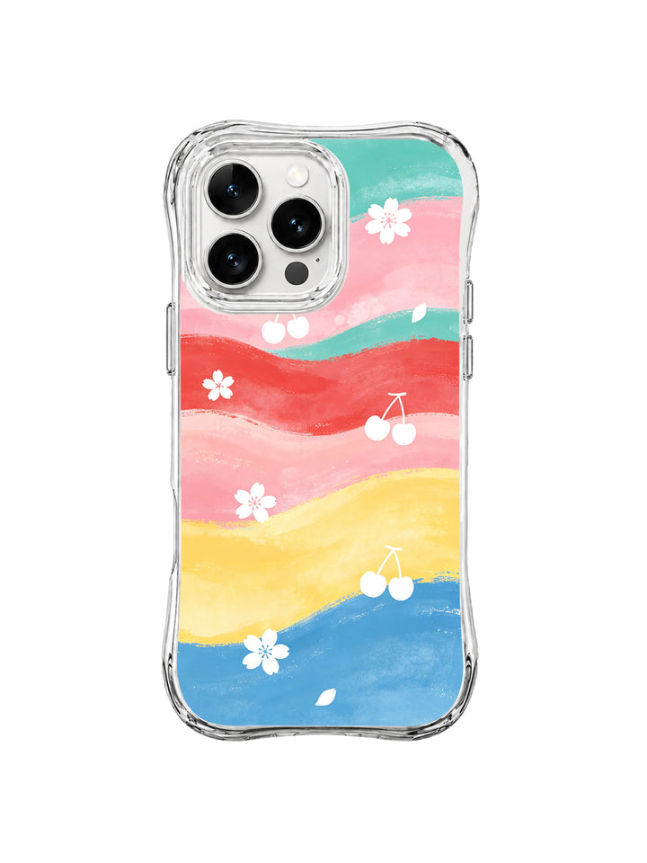 Cherry Candy Waves iPhone 15 Pro Max Case – Coquette Art