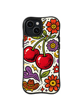 Rodeo Cherry Garden pattern iPhone 15 Plus case