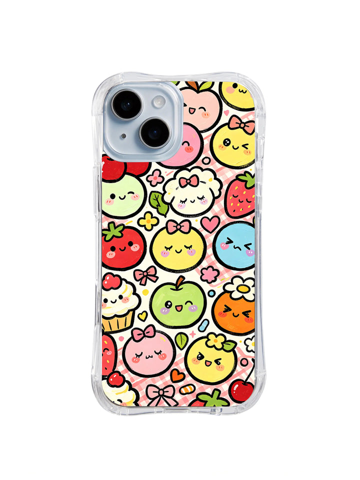 Cherry Mood Picnic iPhone 15 Plus Case
