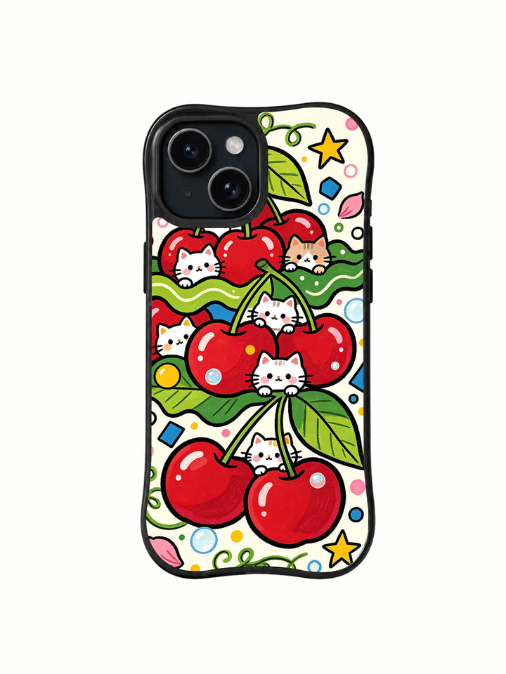 Cherry Pop Kittens iPhone Case