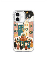 Choir Under Paper Stars iPhone 17 case – Wreath Window Harmony pattern