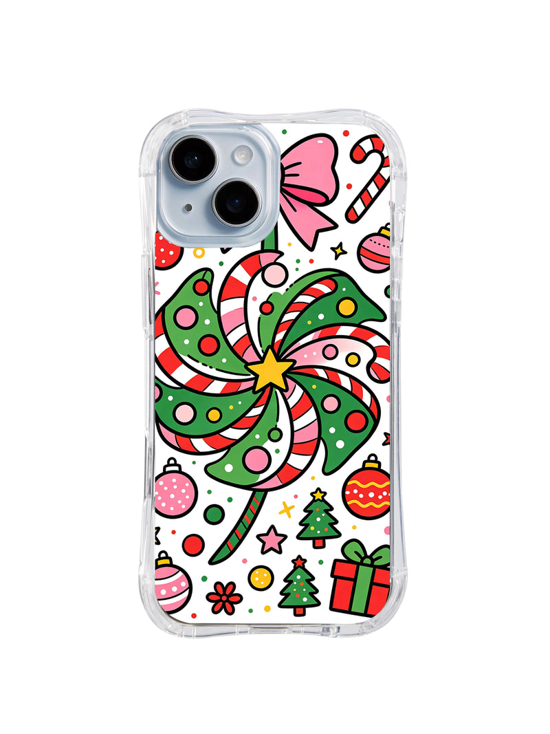 Christmas Bow and Candy Dream iPhone 13 Case – Coquette Art