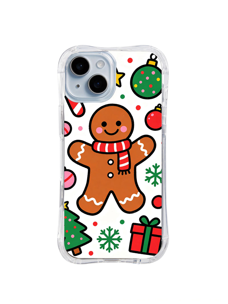 Christmas Candy Friends iPhone 13 Case – Cute Gingerbread Art
