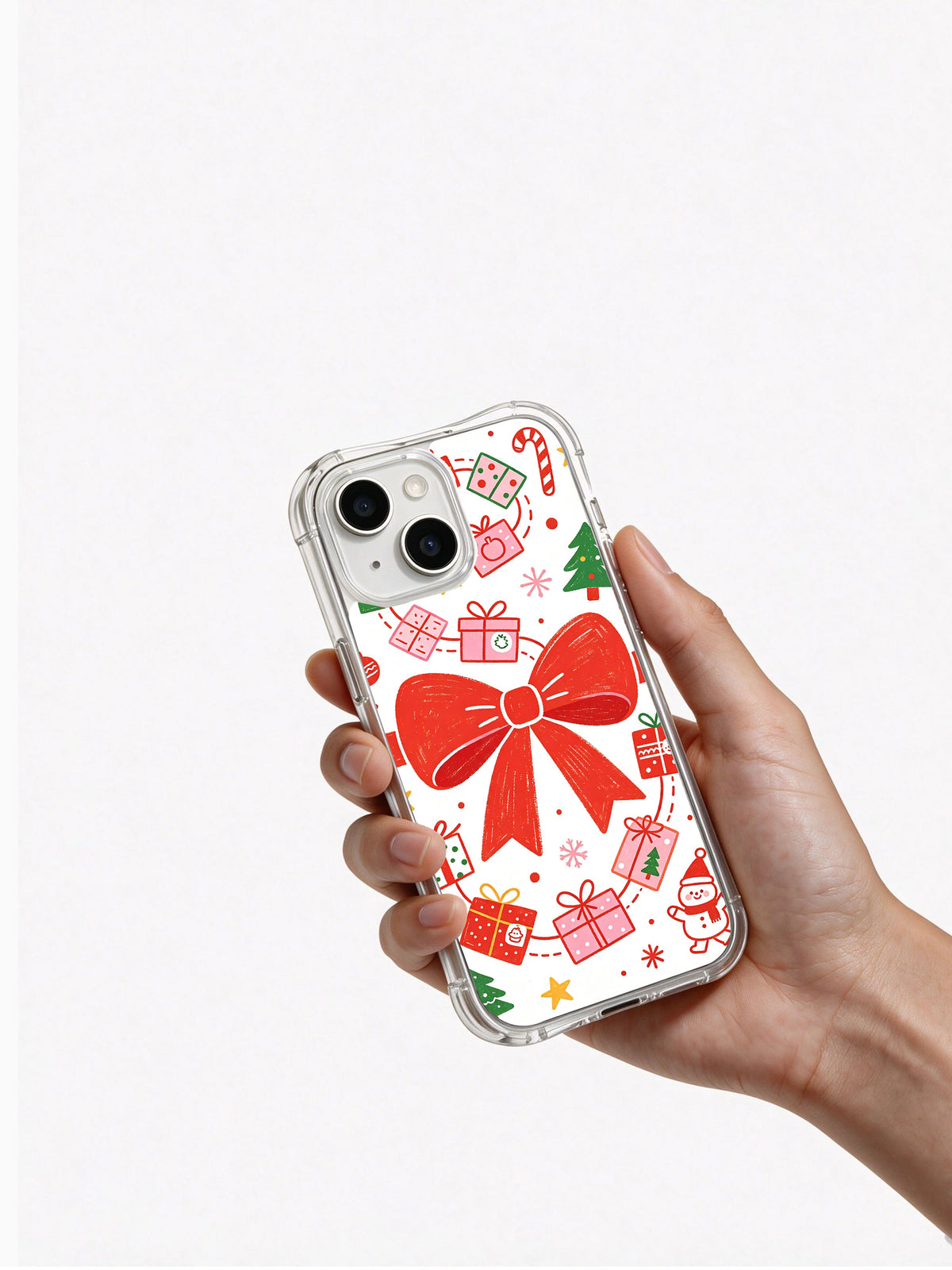 Christmas Gift Parade iPhone 13 case in hand
