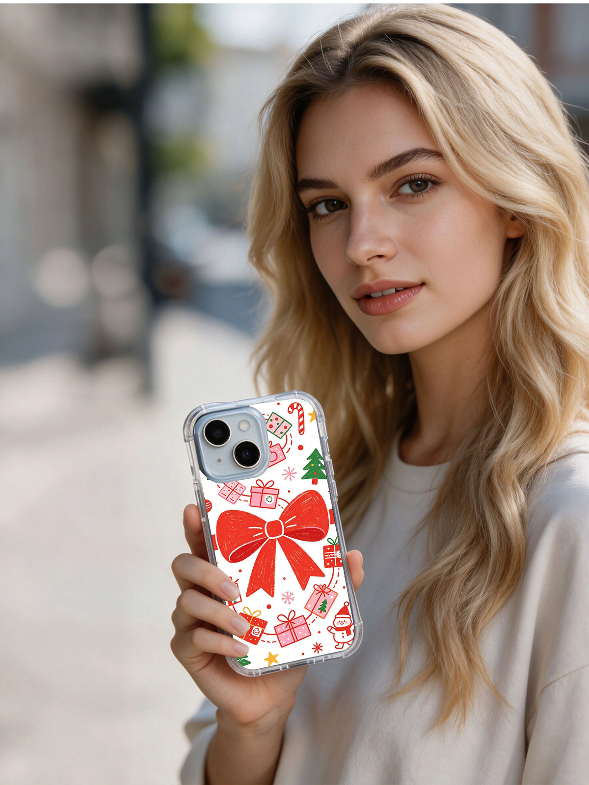 Christmas Gift Parade iPhone 13 case lifestyle