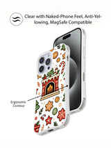 Christmas Hearth Garden: Front and rear product views in a promotional layout.