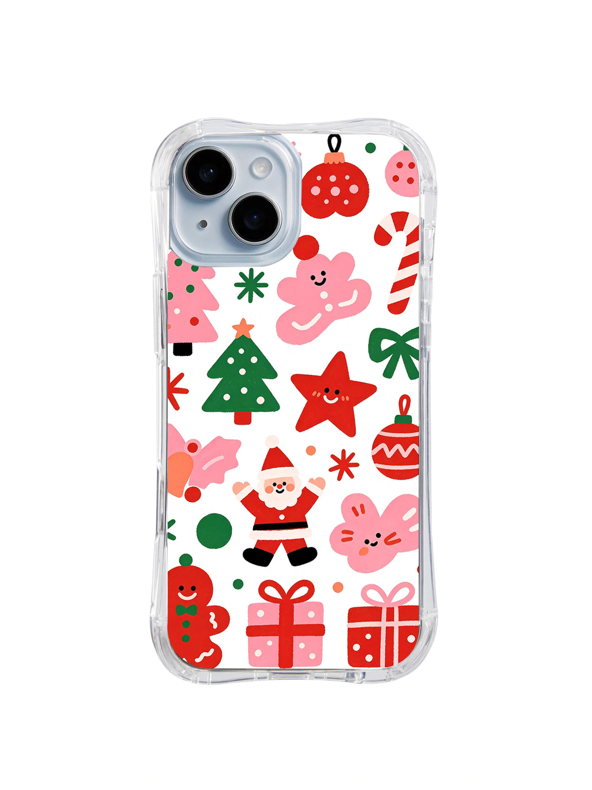 Santa Star Friends pattern iPhone 13 case