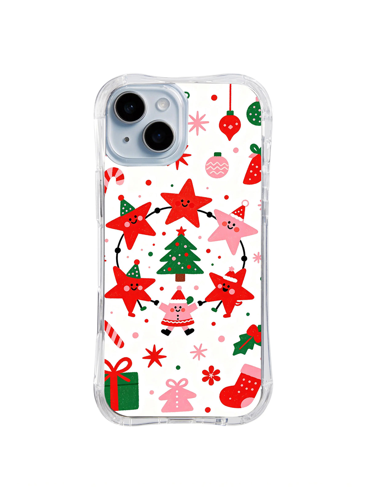 Christmas Star Tree pattern iPhone 13 case