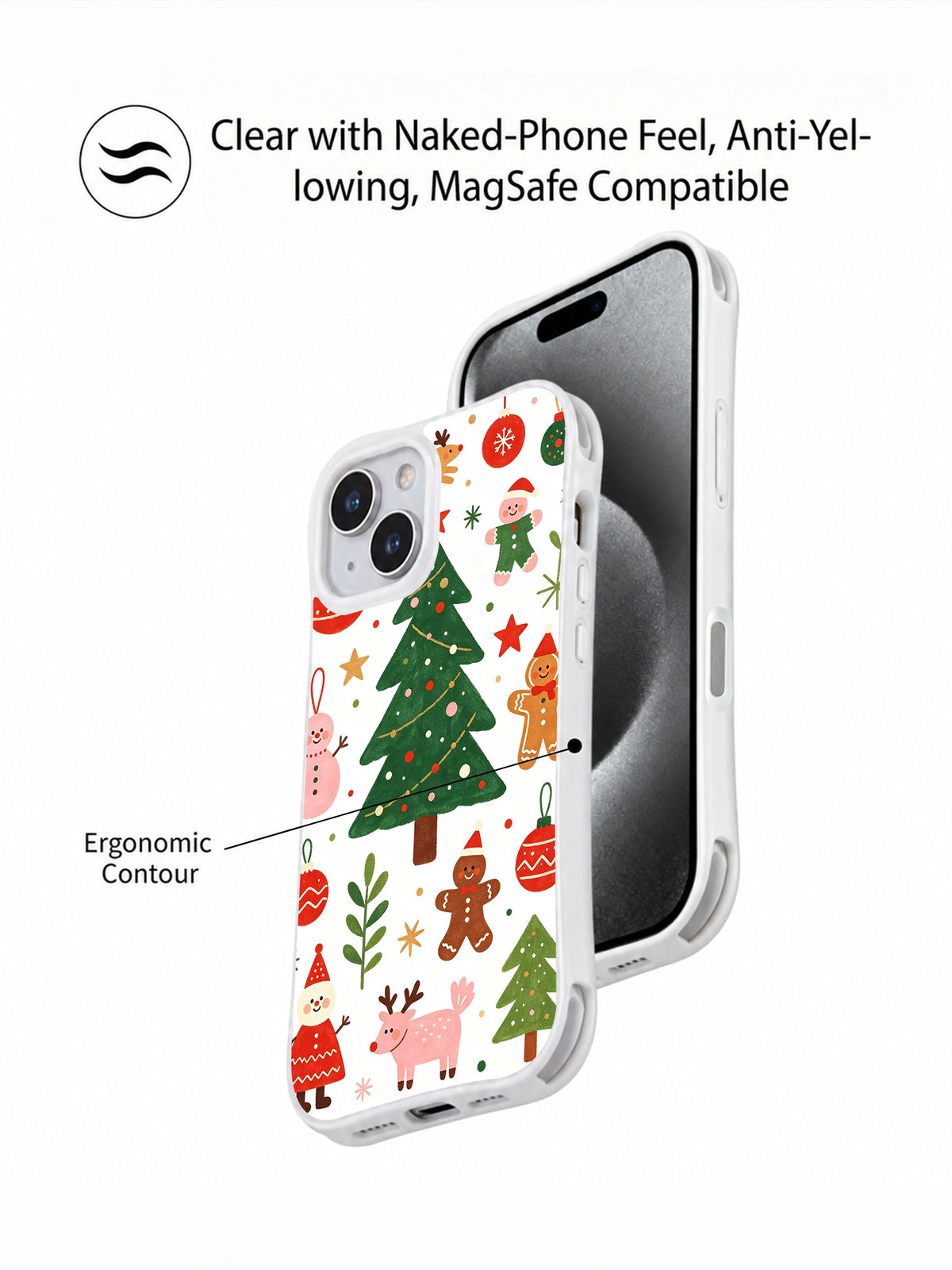 Christmas Woodland Friends: Front and rear product views in a promotional layout.