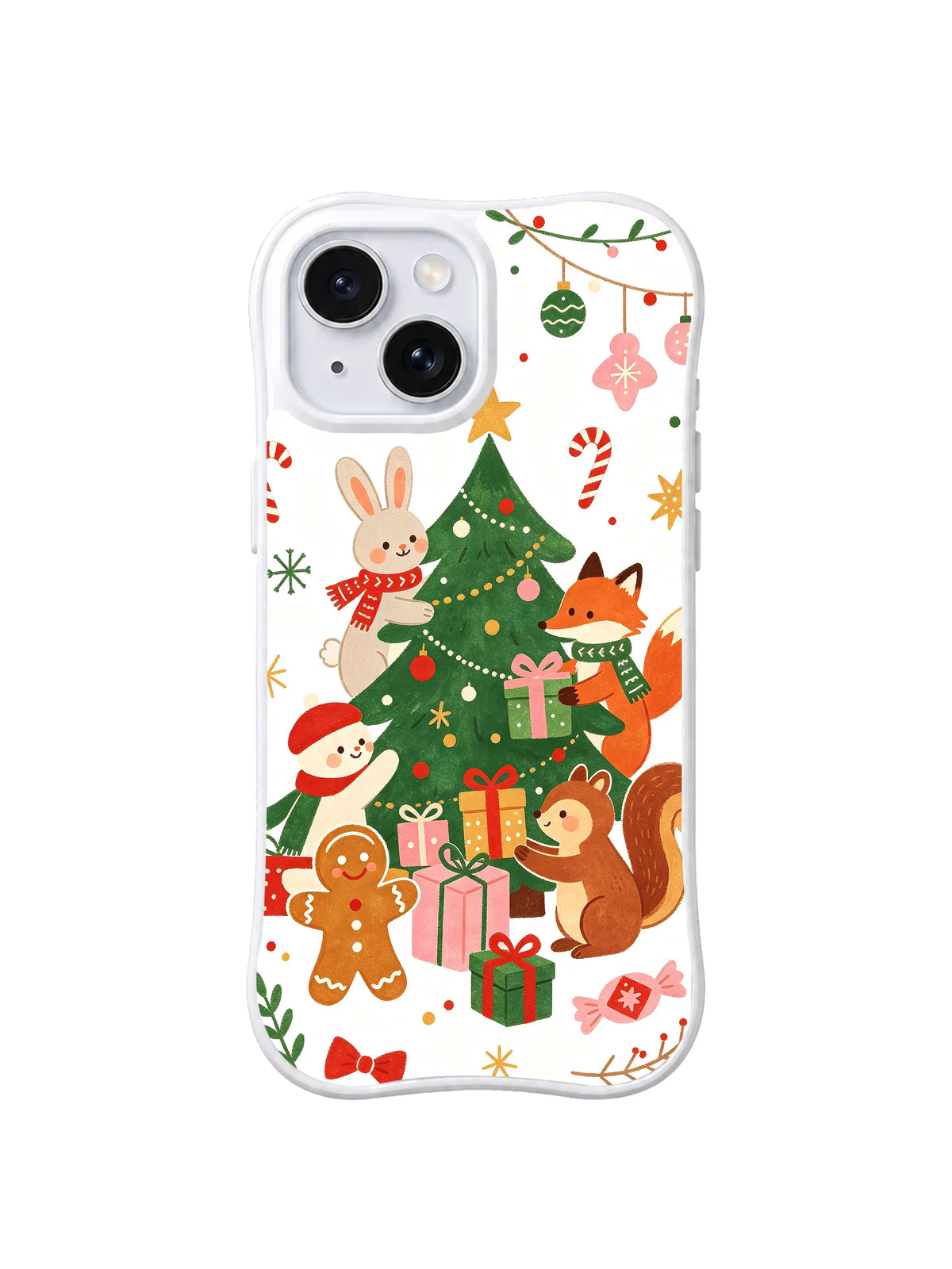 Forest Gift Gathering pattern iPhone 13 case