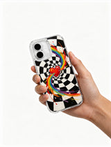Infinite Love Vortex celestial phone case lifestyle view