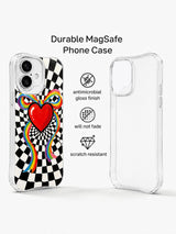 Ribbon Heart Tribute iPhone 16 Plus case detail view